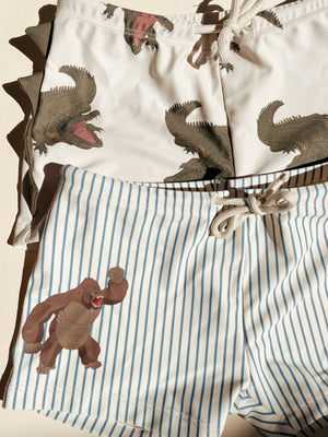 Konges Sløjd Bade Shorts "Aster" Stripe Blue