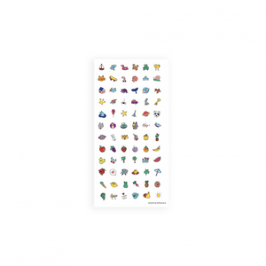 Kids Nail Stickers – 72 bunte Nagelsticker für Kinder aus Styrol/Isopren-Kopolymer, Paraffinum Liquidum und Methylbuten/Methylstyrol/Piperylen-Kopolymer, einfach anzuwenden und kreativ.