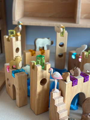 Construction Toy Knight's Castle 10 Pieces