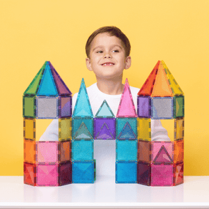 Connetix Magnetbausteine "Glitter Castle Pack" | 48-teilig – Detailansicht 4