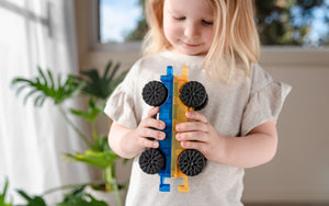 Connetix Magnetbausteine "Rainbow Car Pack" | 2-teilig – Detailansicht 2