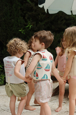 Konges Sløjd Swim Trunks "Asnou" | Blush Stripe
