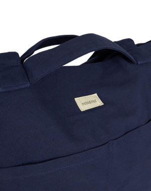 Nobodinoz Sac shopping "Paris-Tokyo Cobalt"