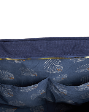 Nobodinoz Sac shopping "Paris-Tokyo Cobalt"