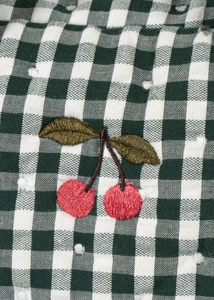 Konges Sløjd Puppen Wickeltasche – DOLL BAG | Green Check