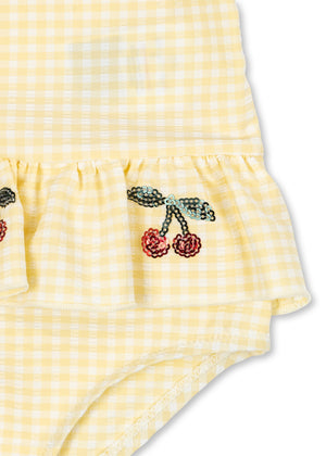 Konges Sløjd Swimsuit "Etta" | Banana Almond Check