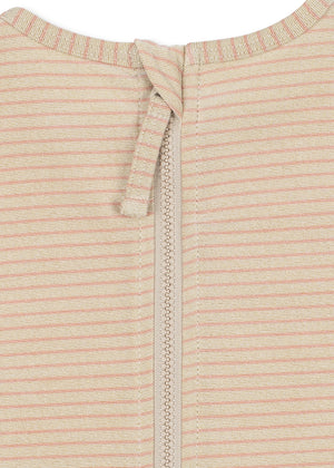 Konges Sløjd Swimsuit with Sleeves "Jade" | Rose Stripe