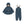 „Konges Sløjd Rainy Palme Set Girl Regenjacke und Regenhose Heart Blues“