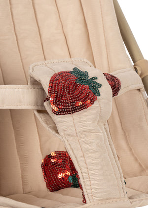 Konges Sløjd Puppen-Buggy "Doll Stroller Tulle" | Strawberry