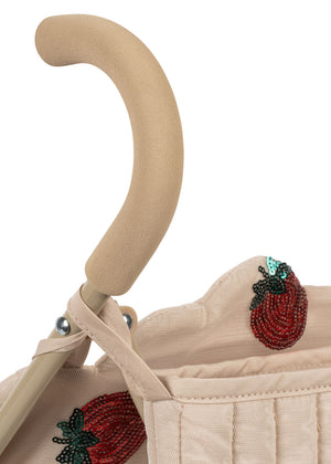 Konges Sløjd Puppen-Buggy "Doll Stroller Tulle" | Strawberry