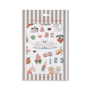 Konges Sløjd Sticker-Set in Multi Swan