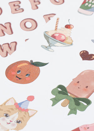 Konges Sløjd Sticker-Set in Multi Swan – Detailansicht 3
