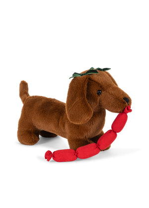 Doudou Konges Sløjd – Chien Saucisse Chorizo | Marron