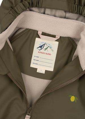 Konges Sløjd Regen-Set "Burnt Olive"