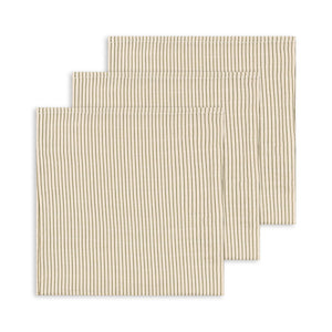 Konges Sløjd Lot de 3 langes en mousseline "Tea Stripe"