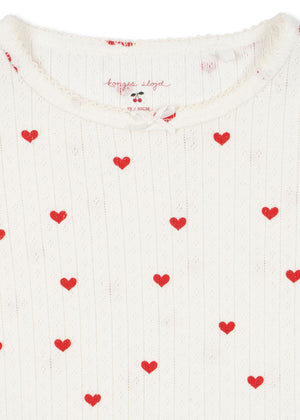 Konges Sløjd T-shirt « Minnie » Amour Rouge