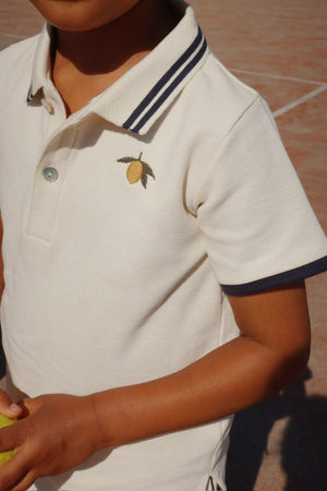 Konges Sløjd T-Shirt "Florian" Antique White | Blue