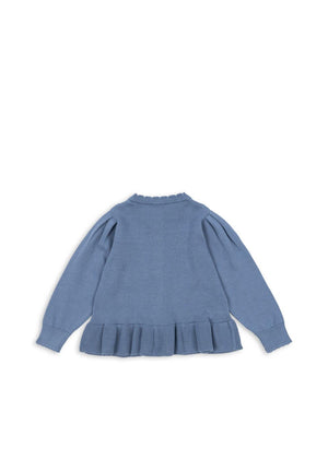 Konges Sløjd Strickjacke "Soleil" Country Blue