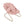 Konges Sløjd Puppen-Wickeltasche in zartem Rosé (Cameo Rose) aus Bio-Baumwolle mit verstellbarem Gurt – Kinde