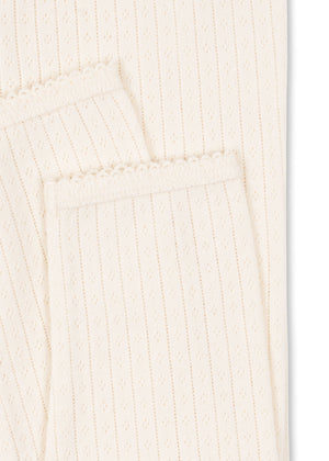 Konges Sløjd Leggings « Minnie » blanc antique