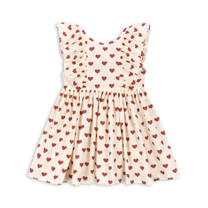 Robe Konges Sløjd Cianna avec nœud | Amour Rouge