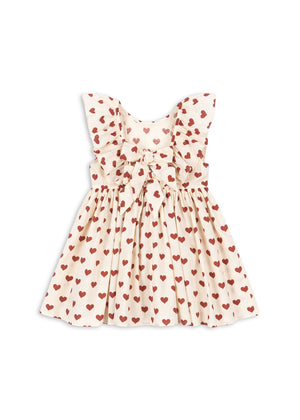 Robe Konges Sløjd Cianna avec nœud | Amour Rouge