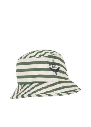 Konges Sløjd Bucket Hat Asnou Stripe Rouge mit breiter Krempe und UV-Schutz UPF 40+