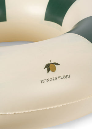 Konges Sløjd Schwimmring "Junior" | Green Stripe