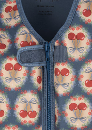Konges Sløjd Neopren Schwimmweste "Ellis" Cherry Bow Blue