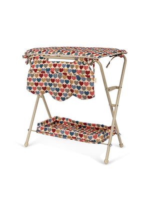 Table à langer pour poupée Konges Sløjd "Coeur Bisous"