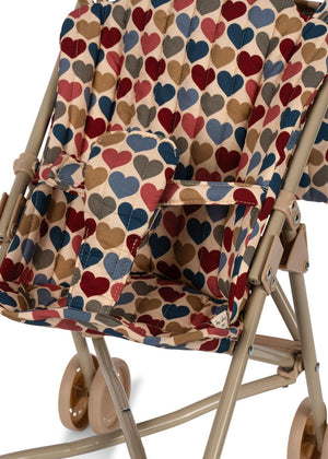Konges Sløjd Puppen-Buggy "Doll Stroller Coeur Bisous"
