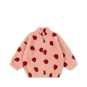 Konges Sløjd Jacke "Jody Teddy" | Ladybug Pink